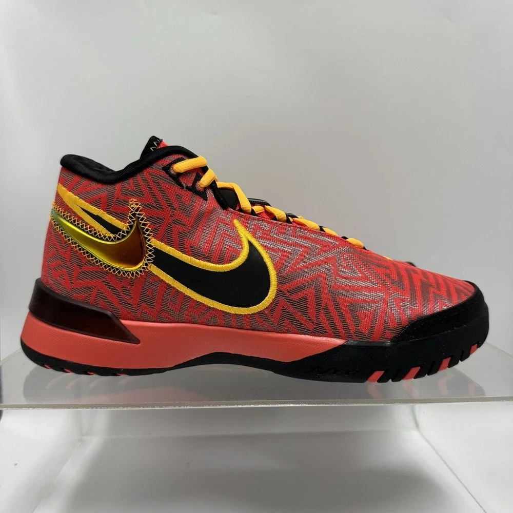 Brand New Nike LeBron NXXT Crimson Orange Basketball  HF0712-600 Men's Size 9.5